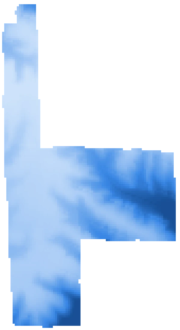 Elevation across Gary's East.